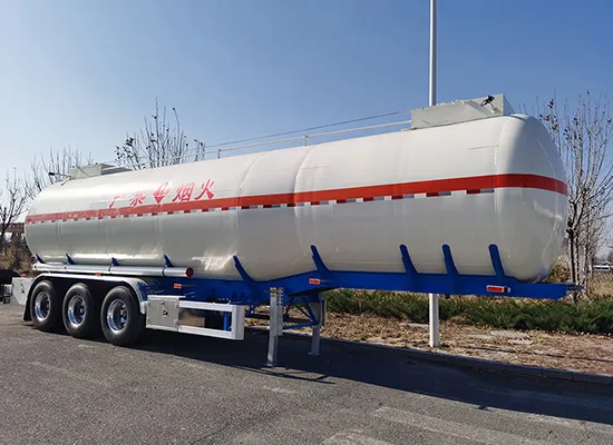 carbon steel fuel tanker trailer