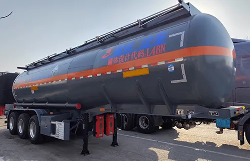 Carbonated Plastic-Lined Acid Tanker Trailer