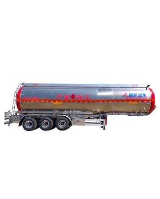 Red Header Tank Trailer