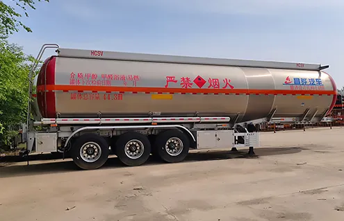 Aluminum Alloy Formaldehyde Semi Tank Trailer