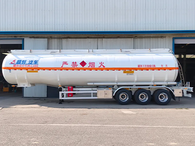 Flammable Liquid Stainless Steel Tank Semi-Trailer