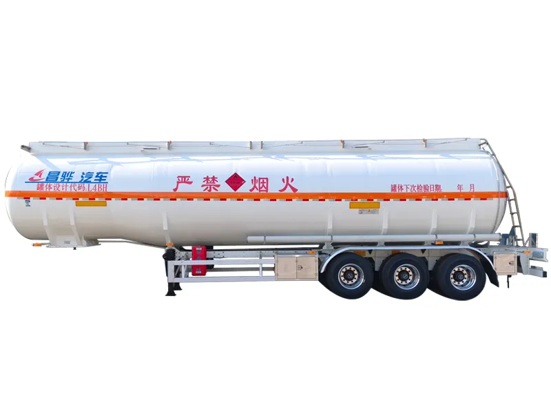 Flammable Liquid Stainless Steel Tank Semi-Trailer