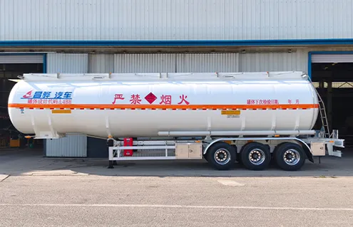 Flammable Liquid Stainless Steel Tank Semi-Trailer