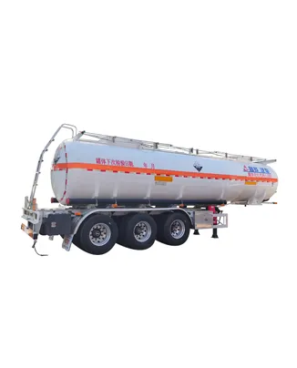 Stainless Steel Flammable Liquid Tank Semi-Trailer